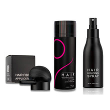 Load image into Gallery viewer, 3 in 1 kit (Hair fiber 25g + Hair holding spray+Applicator) - Dark Brown