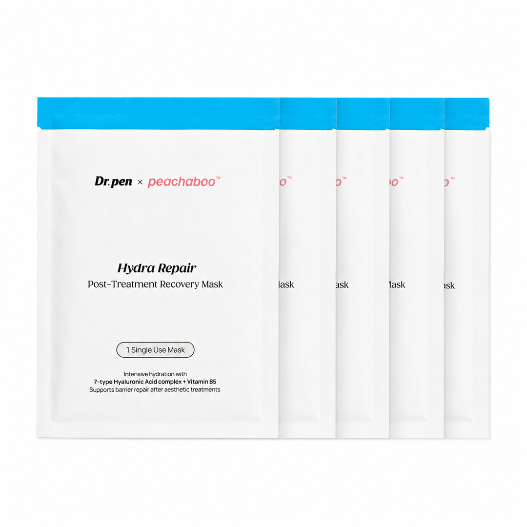 5 packs of Dr. Pen x Peachaboo Hydra Repair Biocellulose Post-Treatment Recovery Mask