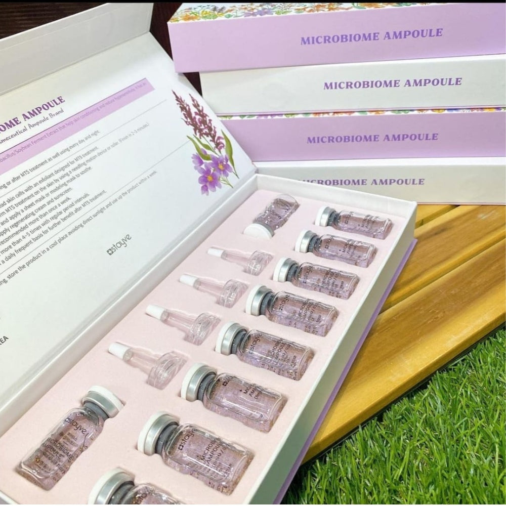 Stayve Microbiome Ampoule packaging boxes 