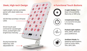 LightPro LED Light Therapy Panel with Pulsed Light