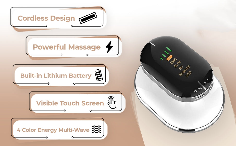美容機器 RF EMS LEDライト slimming machine Advanced RF Slimming Device with Wider Coverage EMS & LED – Dr Pen