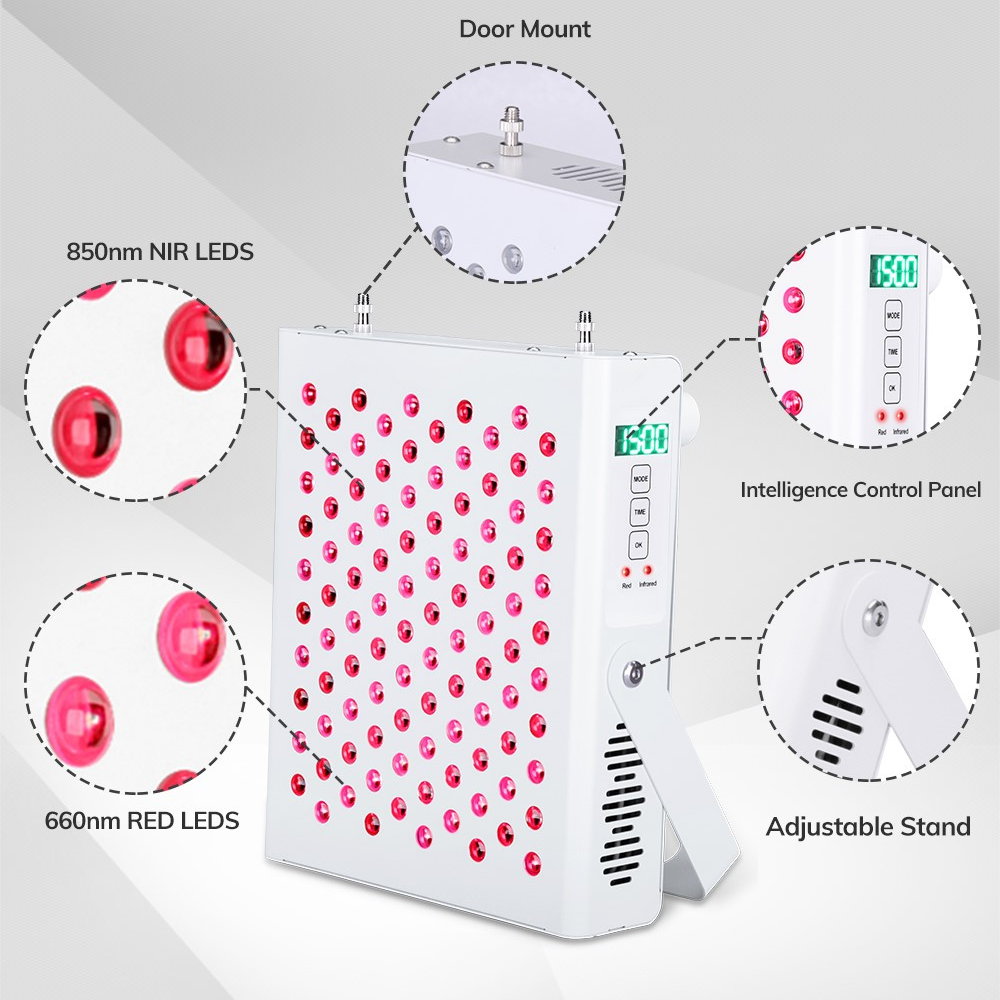 PeakMe Red Light Therapy Kit features 