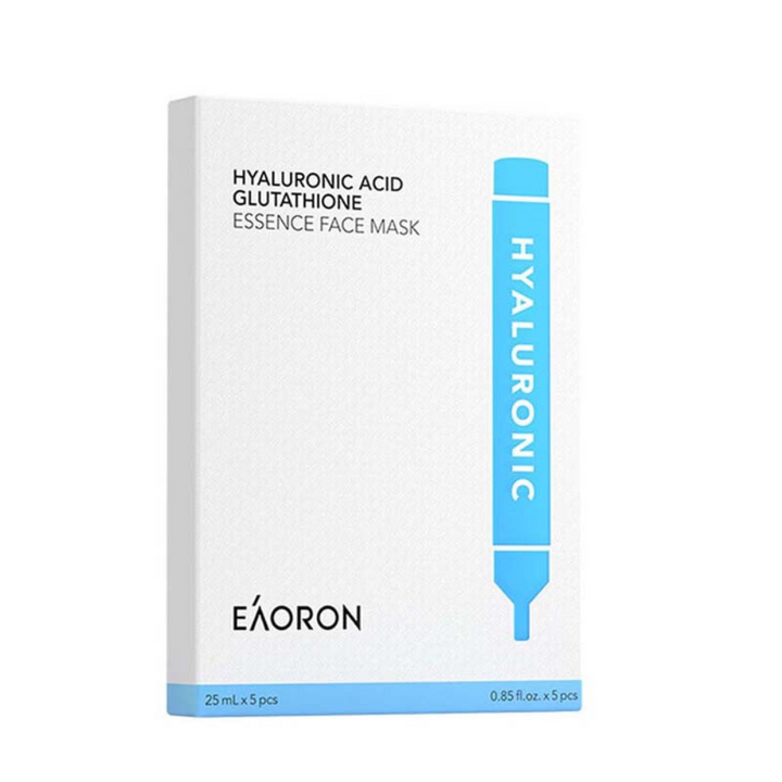 EAORON Hyaluronic Acid Glutathione Hydrating Face Mask (25ml 5 Piece)