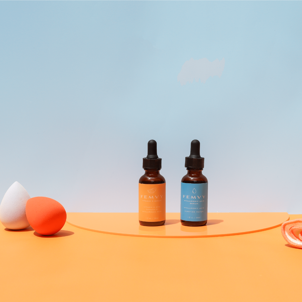 Serum Pack of Two - Vitamin C & Hyaluronic Acid 