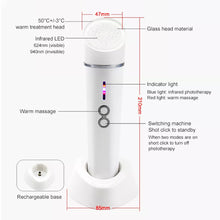 Load image into Gallery viewer, Specification of Image of Infrared LED Beauty Face Massager