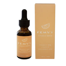 Load image into Gallery viewer, Femvy Vitamin c serum with box